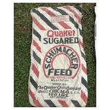 QUAKER SUGARED 100 POUND FEED SACKs (2)