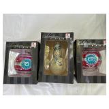 Christopher Radko Ornaments (3) NIB