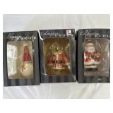 Christopher Radko Ornaments (3) NIB