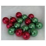 Vintage Mercury glass ornaments, shiny bright