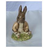 BEATRIX POTTER Benjamin Bonnie sat on a Bank