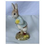 BEATRIX POTTER peter with daffodils