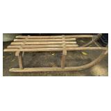Antique DAVIS WOODEN SLED