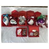 Swarovski elements ornaments (8) NIB