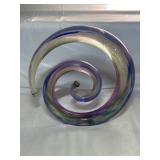 ART GLASS SWIRL SCULPTURE
