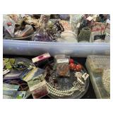 Vintage glass, beads, arts and crafts,