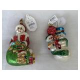 Christopher  Radko Ornaments NWT