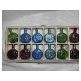 WHEATON MINI PRESIDENTIAL DECANTERS (12)