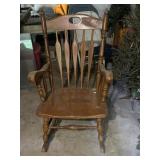 Maple rocking chair