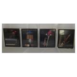 Set Of 4 Musical Framed Pictures