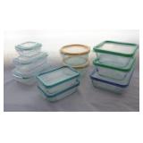 Pyrex/snapware Covered Glassware
