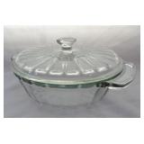Pyrex Covered Glass Dish