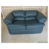 Barclay Leather Look Love Seat