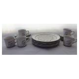 Floral Expressions Stoneware Set