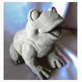 Concrete Frog Statue