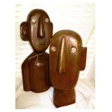 Pair Of Wooden Men