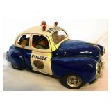 Plaster Style Police Car Decor