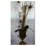 Peacock/orchid Floor Arrangement