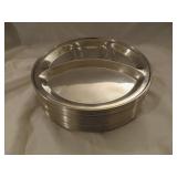 Stainless Divided Dinner Plates
