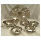 Lot Of 6 Serving/snack Bowls