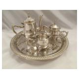 Godinger Silver Co. Tea Set