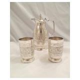 Silver Tea Set - Marked