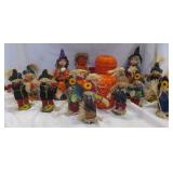 Lot Box Of Halloween Decorations