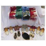 Lot of Scarves/Shoes