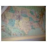 Lot of Maps, Dry Erase Calenders and Sheets