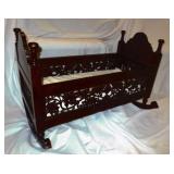 Ornate Rocker Bassinet Bed