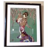 Real Pressed Flowers Lady Picture