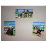 Set of 3 Canvas paintings