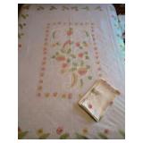 Queen  Lace Coverlet Set