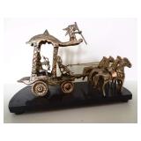 Silver horse/Carriage