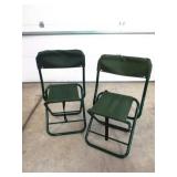 Pair of Outdoor camping chairs