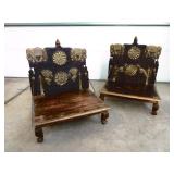 Set of early Kneeling benches