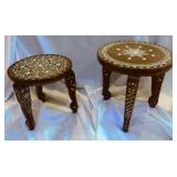 2 Misc plant stands/side tables