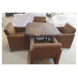 Parlor Style Table And Four Chairs