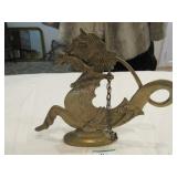 Brass figure of Arabian horse Brass figure of Arabian horse