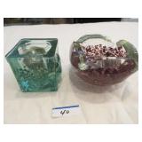 Vintage Murano ashtray (chip underside), glass Vintage Murano ashtray (chip underside), glass