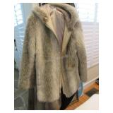 Cheyenne faux fur thigh length vintage jacket