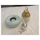 Grand Hotel Capri ash tray, Inoxal escargot cup Grand Hotel Capri ash tray, Inoxal escargot cup