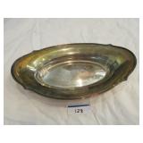 Stieff sterling oval bread tray, 258.87 g, mono- Stieff sterling oval bread tray, 258.87 g, mono-