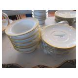 6 Limoges Wm Guerin & Co ramekins w/ under 6 Limoges Wm Guerin & Co ramekins w/ under