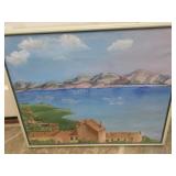 Edith Shostak Homage to Cezanne acrylic 19" x Edith Shostak Homage to Cezanne acrylic 19" x