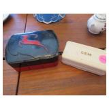Gem razor (ex cond), vintage Impala playing cards Gem razor (ex cond), vintage Impala playing cards