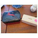 Gem razor (ex cond), vintage Impala playing cards