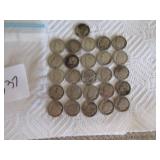 26- Eisenhower silver dimes 26- Eisenhower silver dimes