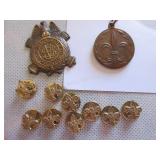 Boy Scout buttons, medallions Boy Scout buttons, medallions