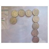 1971 - 1979 Eisenhower dollars 1971 - 1979 Eisenhower dollars